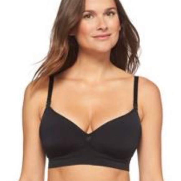 Gilligan O Malley Intimates Sleepwear Black Seamless Nursing Bra Xxl Nwot Poshmark